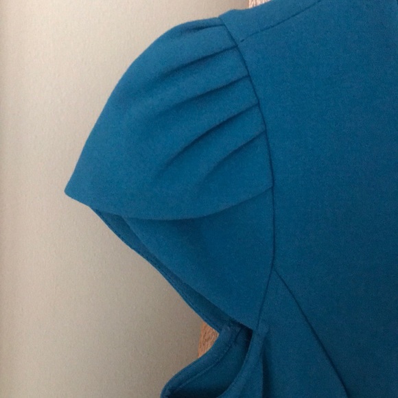 H & M DRESS TEAL BLUE SIZE 8 H&M - Picture 5 of 5